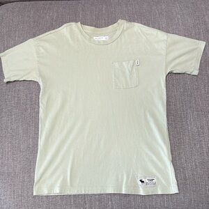 🩸Donating Soon! Abercrombie Kids Light Green Pocket T-Shirt